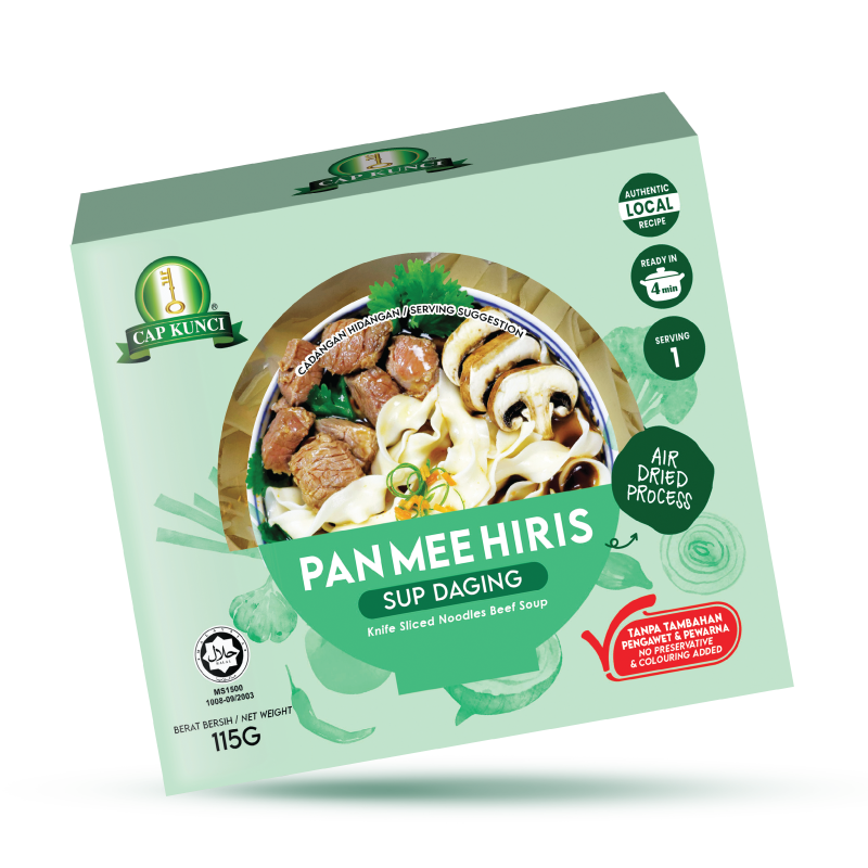 Pan Mee Hiris (Beef Soup)